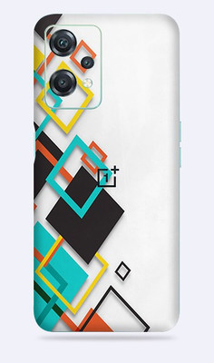 WeCre8 Skin's Oneplus Nord CE2 Lite 5G Mobile Skin(Colorful Squar Multicolor Mobile Skin With Cleaning Wipes)