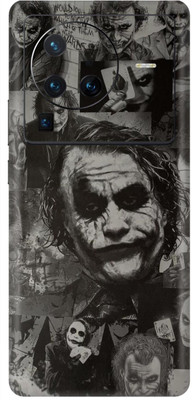 wrap craft Vivo X80 Pro (5G) Mobile Skin(Black, Grey)