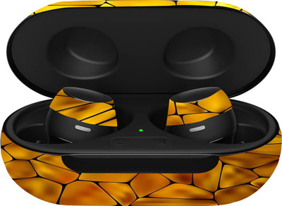Mclaxa Samsung Galaxy Buds Plus Mobile Skin(Yellow Pebble Skin With Super Matte Finish.)