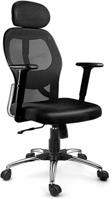 Oakcraft Mesh Office Adjustable Arm Chair(Black, DIY(Do-It-Yourself))