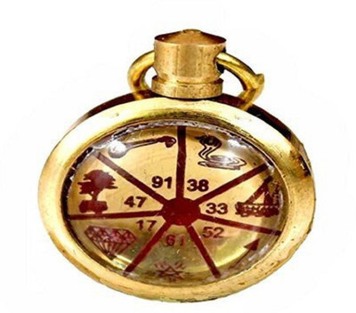 numeroastro Ashtadhatu Karya Siddhi Yantra Pendant Brass Metal Pendant