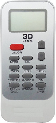 OG Remote 129 3D COOL (6th Sense) AC Compatible with WHIRLPOOL AC Remote Controller(White)
