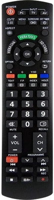 Ehop Universal Remote Control Compatible for TV/ VIERA Link/ HDTV Panasonic Remote Controller(Black)
