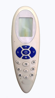 NixGlobal 163 AC Remote Compatible with CARRIER AC Remote Controller(White)