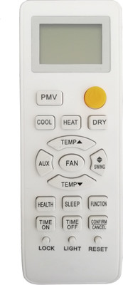 NixGlobal VE-131 AC Remote Compatible with HAIER AC Remote Controller(White)