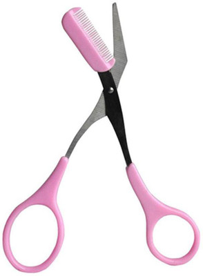 ActrovaX Mini Brow Class Cutting Scissors Easy-to-use Women Eyebrow Trimmer-X17 Scissors(Set of 1, Pink)