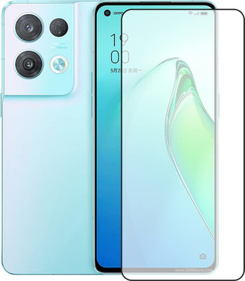 O2MG Edge To Edge Tempered Glass for OPPO Reno 8 Pro 5G(Pack of 1)