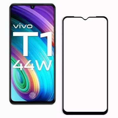 AB PRIME Edge To Edge Tempered Glass for vivo T1 44W(Pack of 1)