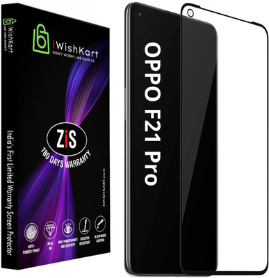 iWishKart Edge To Edge Tempered Glass for OPPO F21 Pro(Pack of 1)