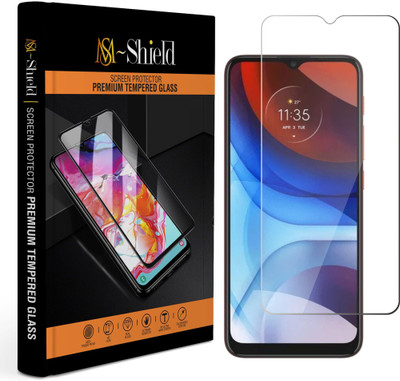 MS-Shield Impossible Screen Guard for Motorola E7 Power, Clear Plastic Film Screen Protector (NOT Glass)(Pack of 1)