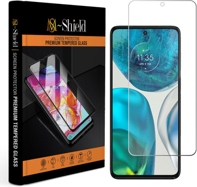 MS-Shield Impossible Screen Guard for Motorola G52 5G, Clear Plastic Film Screen Protector (NOT Glass)(Pack of 1)