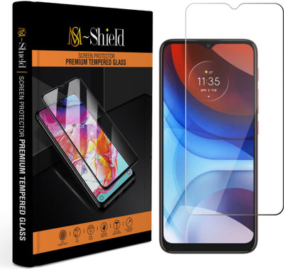 MS-Shield Impossible Screen Guard for Motorola Moto E7 Power, Clear Plastic Film Screen Protector (NOT Glass)(Pack of 1)