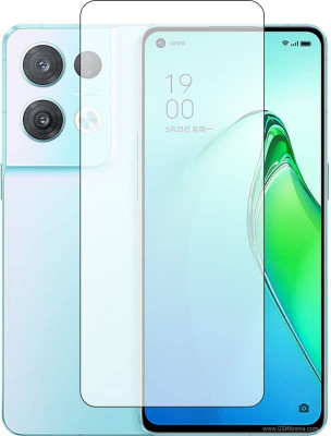 LIKEDESIGN Edge To Edge Tempered Glass for OPPO Reno7 5G, Reno7 5G, OPPO Reno 7(Pack of 1)