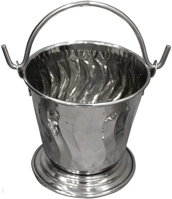 Dynore Dynore Stainless Steel Daal/Sabji/Gravy Serving Bucket/Balti Small Gravy Bucket Serving Set(Pack of 1)