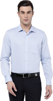 AD by Arvind Men Solid Formal Blue Shirt