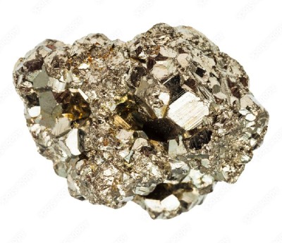 Astrodidi Natural Pyrite Cluster Rough Stone Tumble for Reiki Healing and Vastu 20-30 Gram Decorative Showpiece  -  3 cm(Stone, Brown)