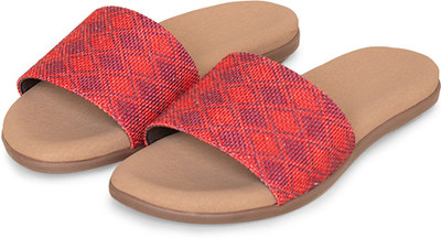 ZOUK Women Flats(Red , 4)