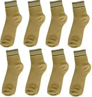 Yubhav Collection Men Solid Calf Length(Pack of 8)