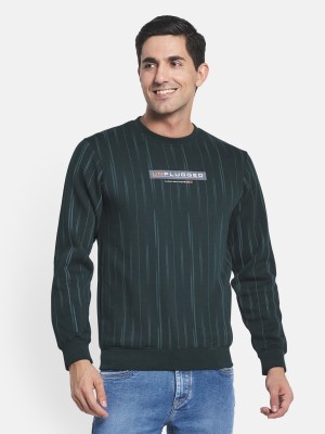 Octave Full Sleeve Striped Men Sweatshirt