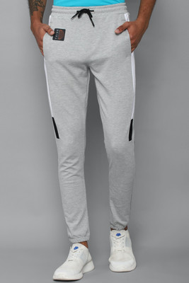 Allen Solly Self Design Men Grey Track Pants