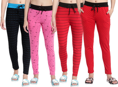 Ayvina Printed, Striped Women Multicolor Track Pants