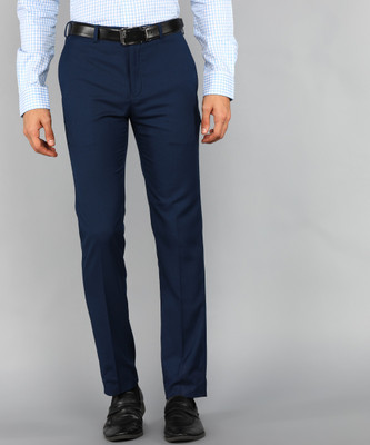 Raymond Slim Fit Men Dark Blue Trousers