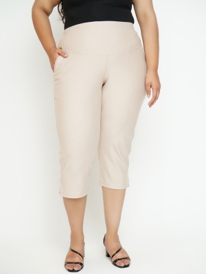 Amydus Regular Fit Women Beige Trousers