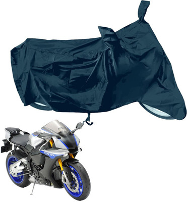 RiderShine Waterproof Two Wheeler Cover for Yamaha(YZF R1M, Black)