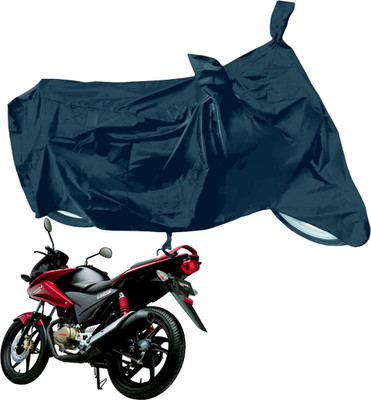 RiderShine Waterproof Two Wheeler Cover for Honda(CBF Stunner, Black)
