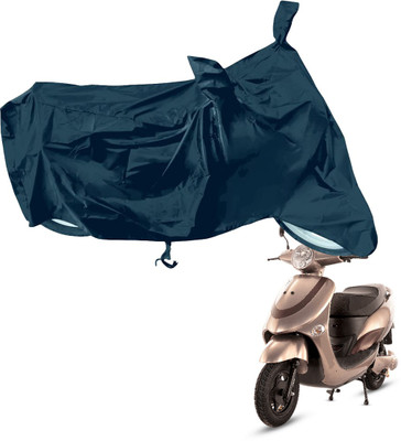 RiderShine Waterproof Two Wheeler Cover for Hero(Electric Photon BS6, Black)
