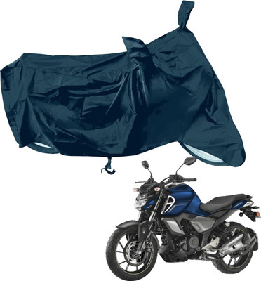 RiderShine Waterproof Two Wheeler Cover for Yamaha(FZ-S FI, Black)