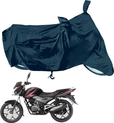RiderShine Waterproof Two Wheeler Cover for Bajaj(Discover 100 DTS-i, Black)