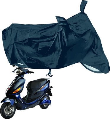RiderShine Waterproof Two Wheeler Cover for Hero(Electric Cruz, Black)