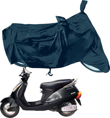 RiderShine Waterproof Two Wheeler Cover for Kinetic(Nova EX, Black)