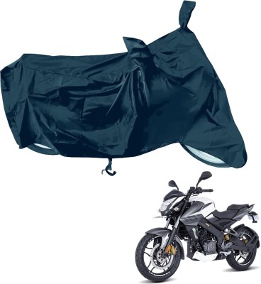 RiderShine Waterproof Two Wheeler Cover for Bajaj(Pulsar 200NS FI BS6, Black)