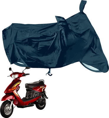 RiderShine Waterproof Two Wheeler Cover for Indus(Yo Spark, Black)
