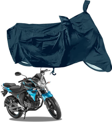 RiderShine Waterproof Two Wheeler Cover for Yamaha(FZ-S FI, Black)