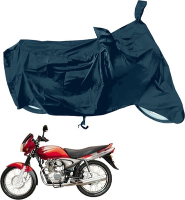 RiderShine Waterproof Two Wheeler Cover for Bajaj(Wind 125, Black)