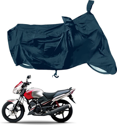 RiderShine Waterproof Two Wheeler Cover for Yamaha(Gladiator SS, Black)