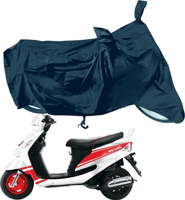 RiderShine Waterproof Two Wheeler Cover for Mahindra(Rodeo UZO, Black)