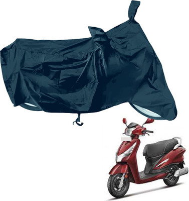 RiderShine Waterproof Two Wheeler Cover for Hero(Duet 125CC, Black)