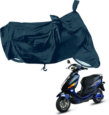 RiderShine Waterproof Two Wheeler Cover for Hero(Electric Cruz BS6, Black)