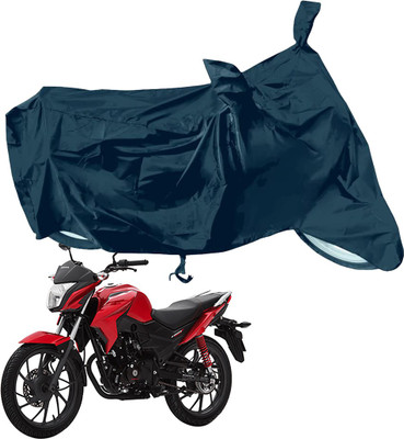RiderShine Waterproof Two Wheeler Cover for Honda(CB Twister, Black)