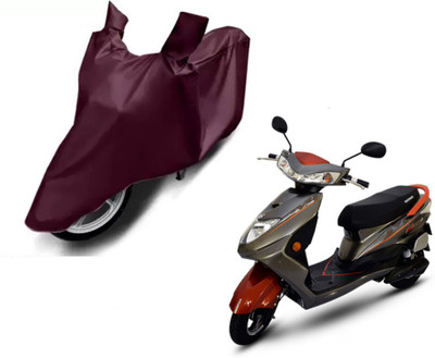 Selifaur Waterproof Two Wheeler Cover for Okinawa(Ridge Plus, Brown)