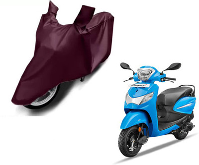 Selifaur Waterproof Two Wheeler Cover for Hero(Pleasure, Brown)