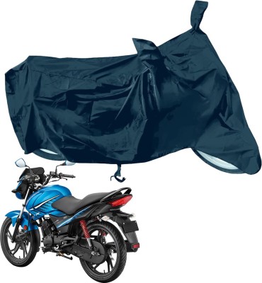 RiderShine Waterproof Two Wheeler Cover for Hero(Glamour FI, Black)