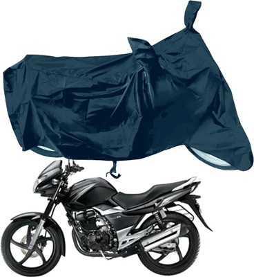 RiderShine Waterproof Two Wheeler Cover for Suzuki(GS 150R, Black)