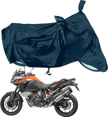 RiderShine Waterproof Two Wheeler Cover for KTM(1050 Adventure, Black)