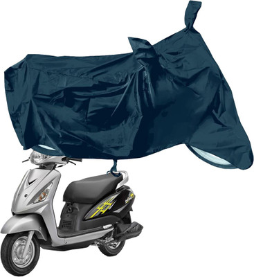 RiderShine Waterproof Two Wheeler Cover for Suzuki(Swish 125, Black)