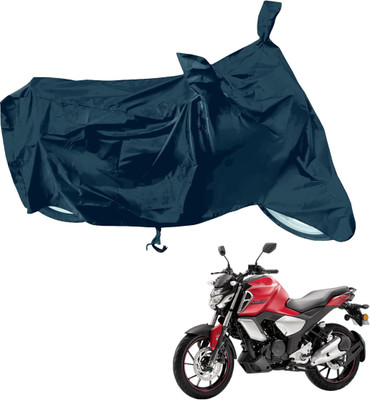 RiderShine Waterproof Two Wheeler Cover for Yamaha(FZ S V3.0 FI, Black)
